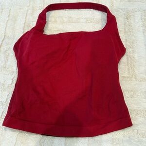 Dfyne impact halter top red